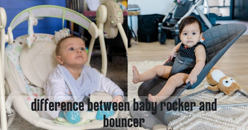 difference between baby rocker and bouncer