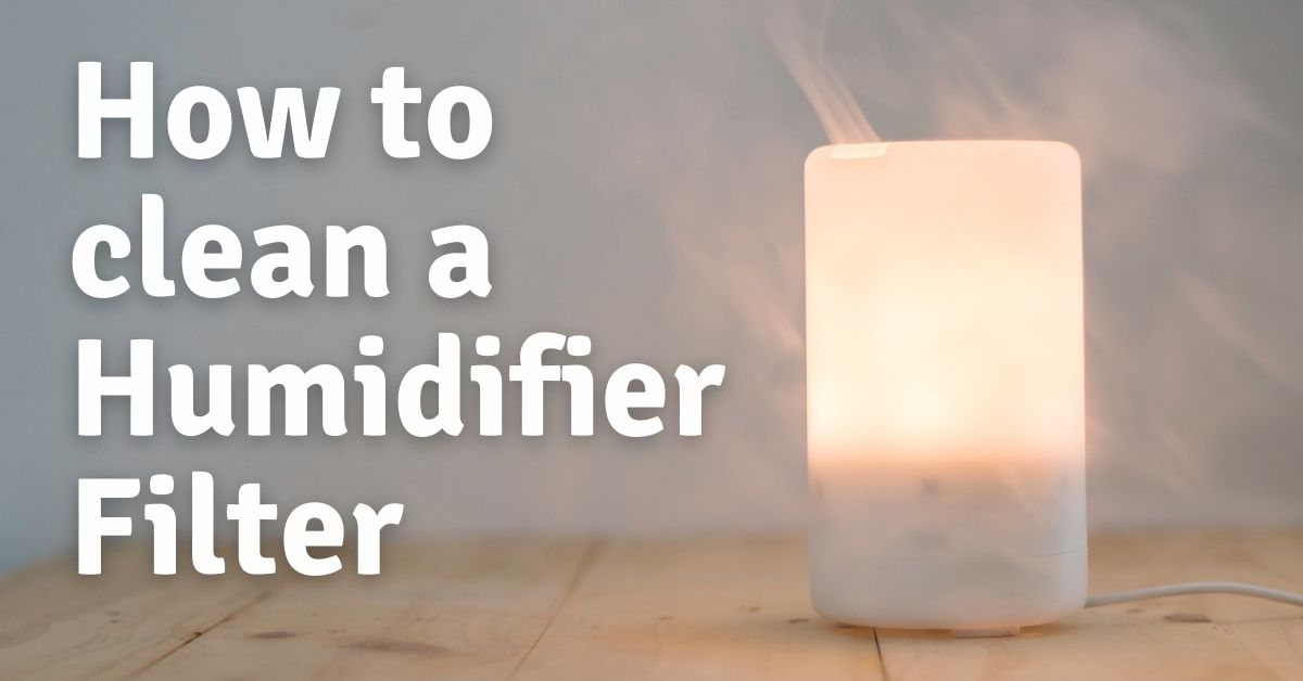 clean humidifier filter without vinegar