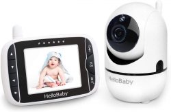 HelloBaby Video Baby Monitor with Remote Camera