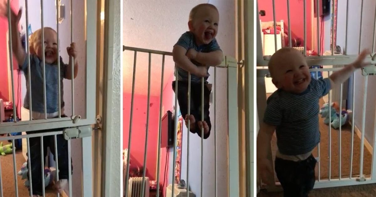 Climbing Over Baby Gate