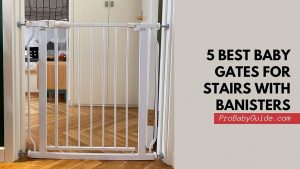 Baby Gates for Stairs with Banisters