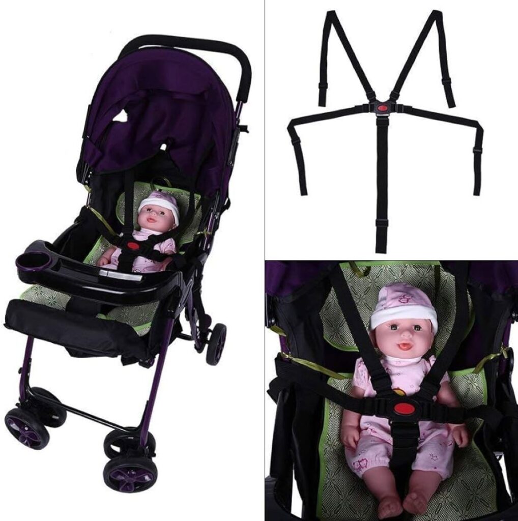 What is 5-point harness stroller