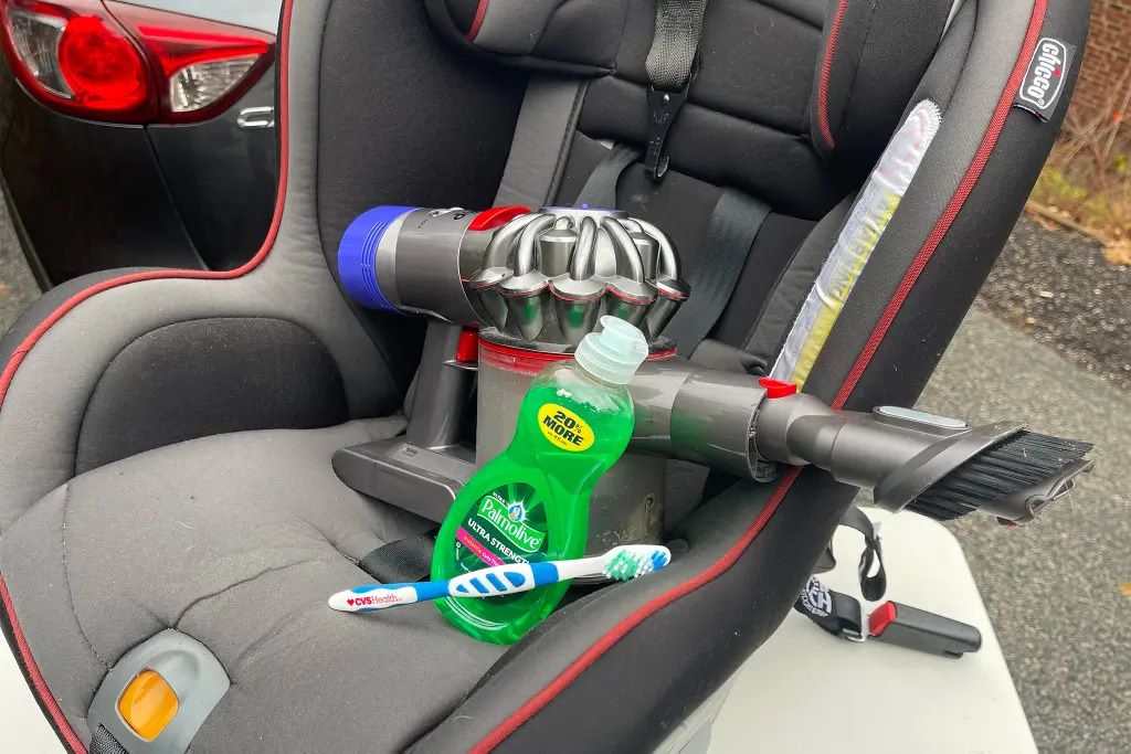 What not to use to clean car seats