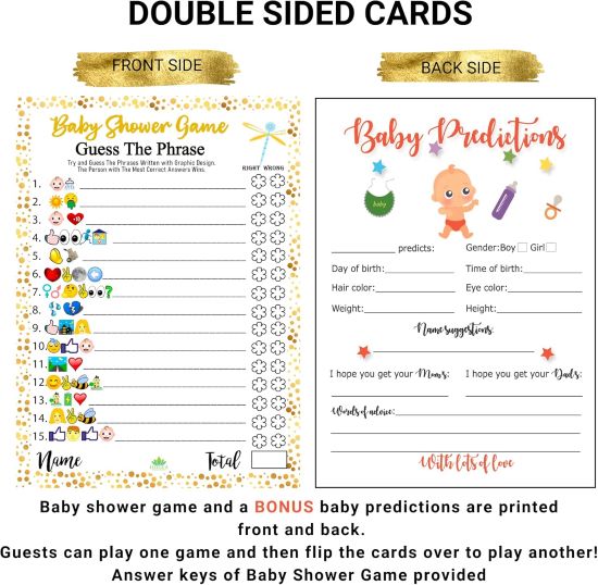 Baby Shower Games Pictionary