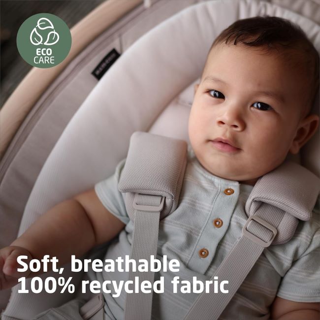Foldable and lightweight Maxi-Cosi Cassia infant swing in classic oat color