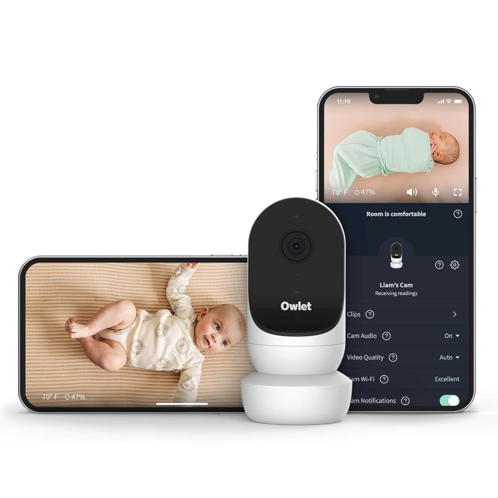 Owlet Smart Baby Monitor with 1080p camera and night vision