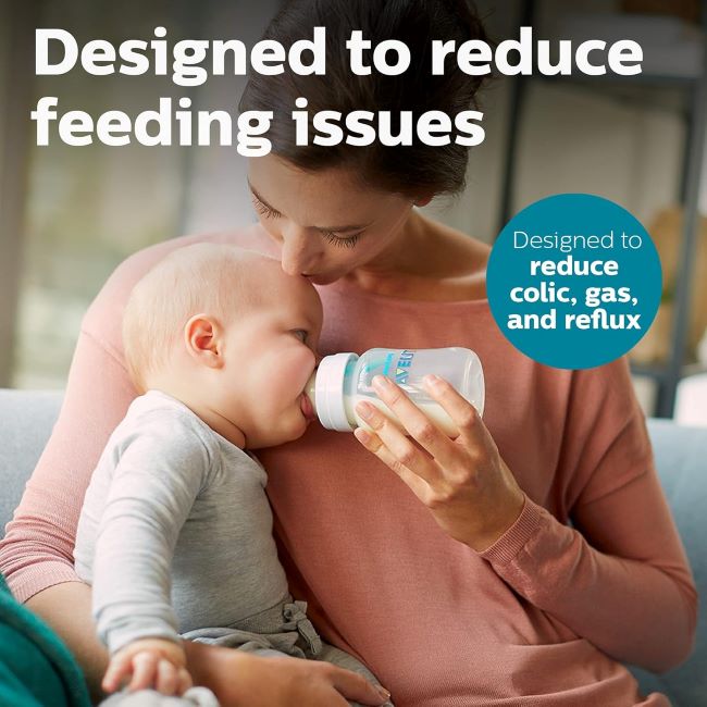 Review of Philips Avent 9oz Anti-Colic Bottles for Babies 1 Month and Older, 4-Pack