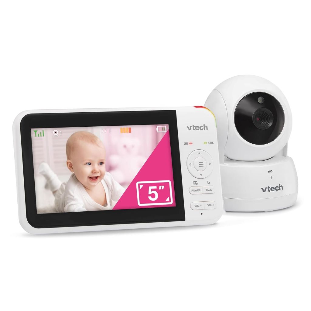 VTech VM924 baby monitor with 5-inch LCD screen and night vision