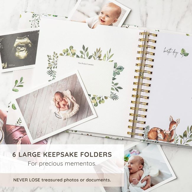 Keepsake Baby Book by ZIRI & ZANE – Track Milestones and Photos