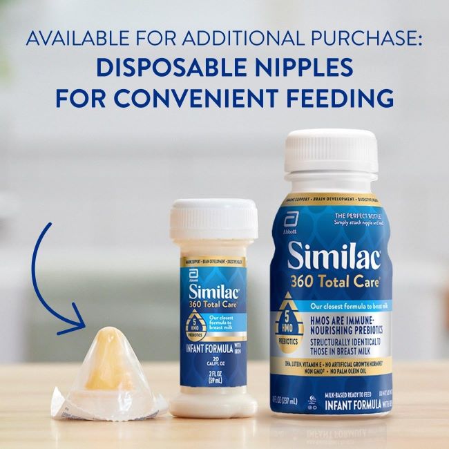 Similac 360 Total Care formula, closest prebiotic blend to breast milk for infant nutrition