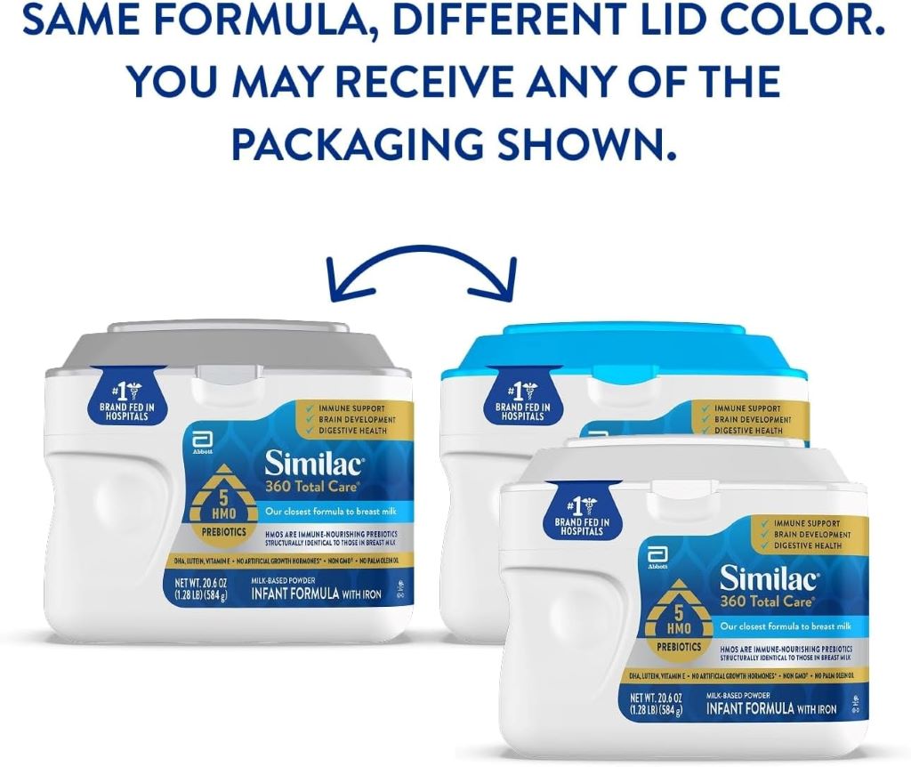 Similac 360 Total Care baby formula, closest to breast milk