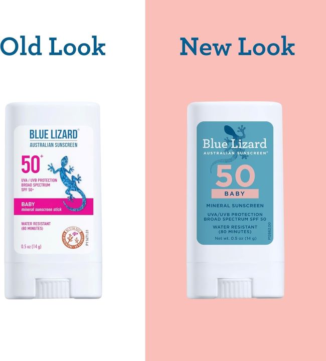 Fragrance-free Blue Lizard Baby mineral sunscreen stick with UVA/UVB protection