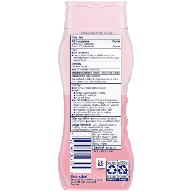 Coppertone WaterBabies SPF 50 lotion, pediatrician-recommended sun protection for babies.