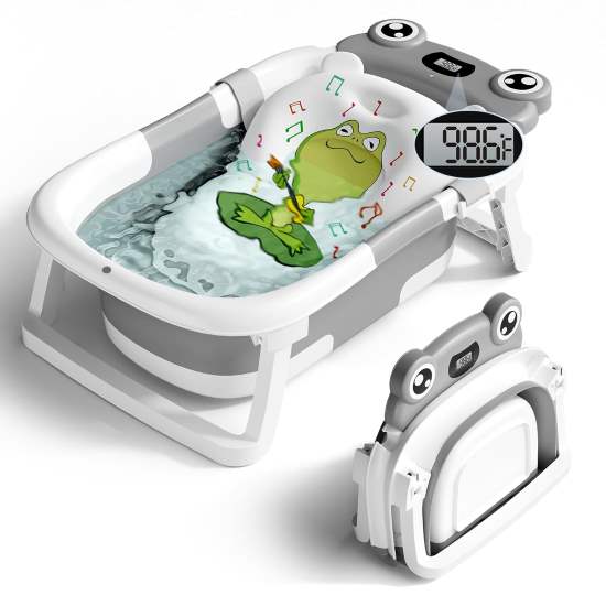 Bunwag Collapsible Baby Bathtub with Cushion