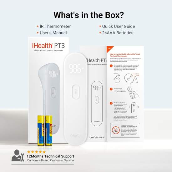iHealth No Touch Forehead Thermometer