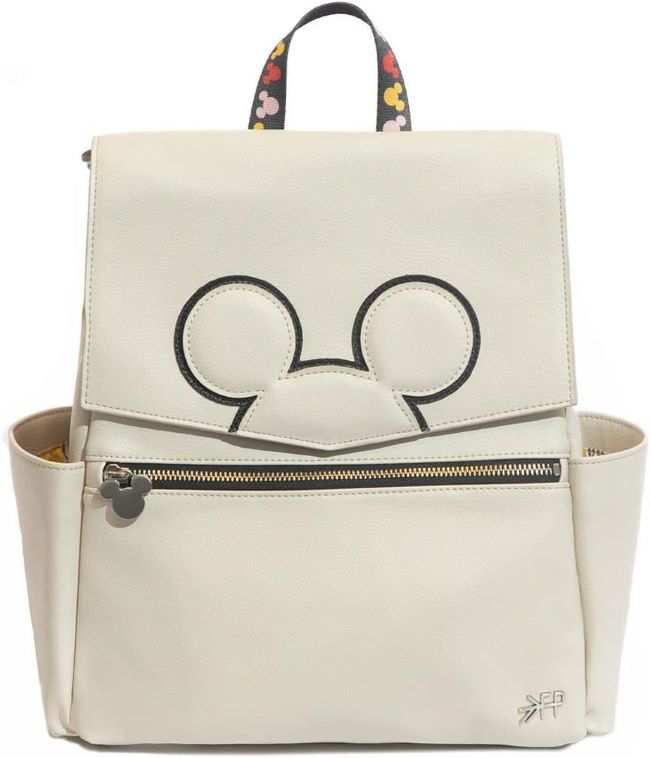 Freshly Picked Classic Mini II Disney diaper backpack with wipeable vegan leather and multiple storage pockets