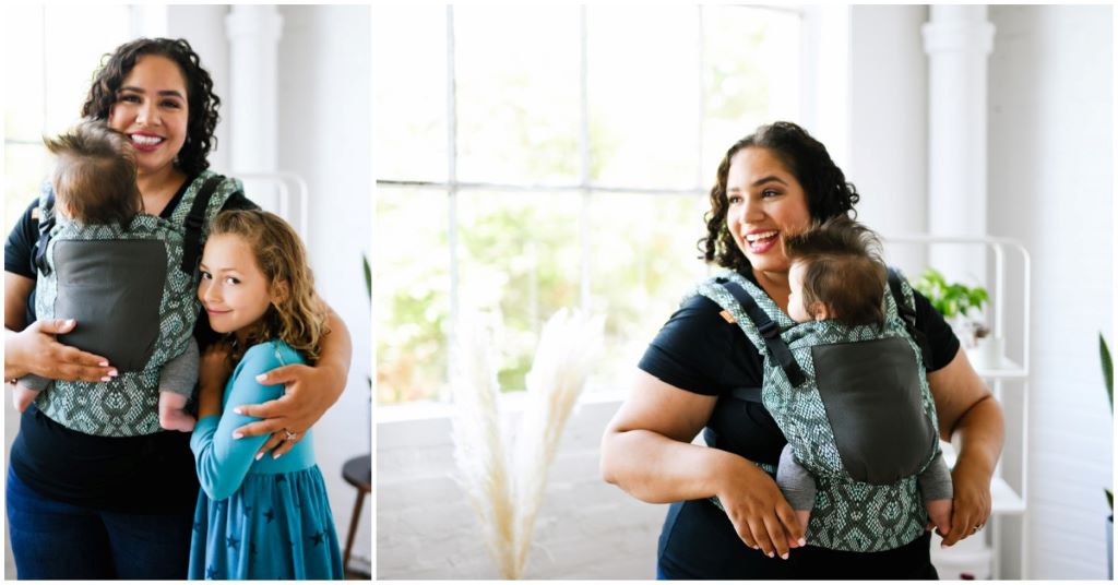 Adjustable plus-size baby carrier designed for support and comfort for parents