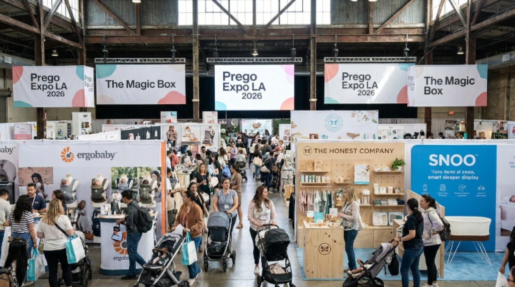 Prego Expo Los Angeles 2026 exhibitor booths at The Magic Box