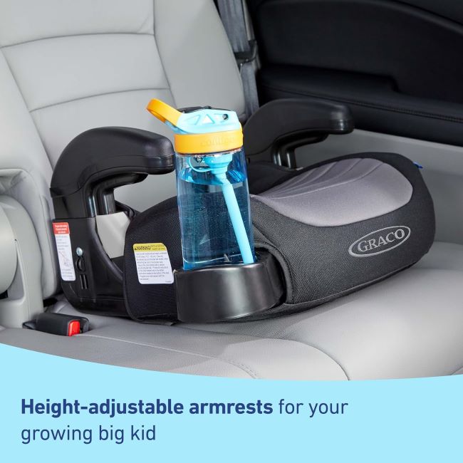 Graco TurboBooster 2.0 child car seat with adjustable headrest and comfortable design