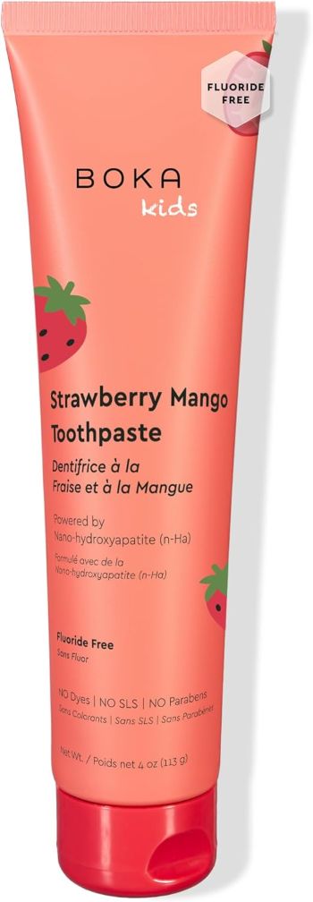 Boka Kids Toothpaste Strawberry Mango formula