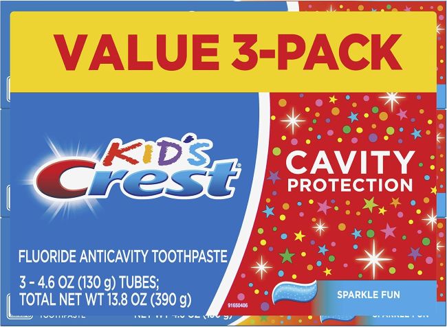 Crest Kids Toothpaste cavity protection formula