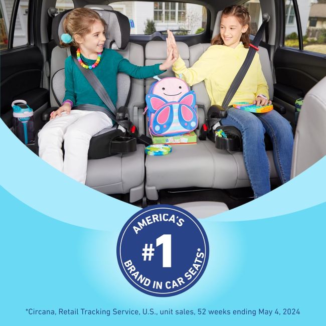 Graco TurboBooster 2.0 booster car seat with supportive highback design for growing children