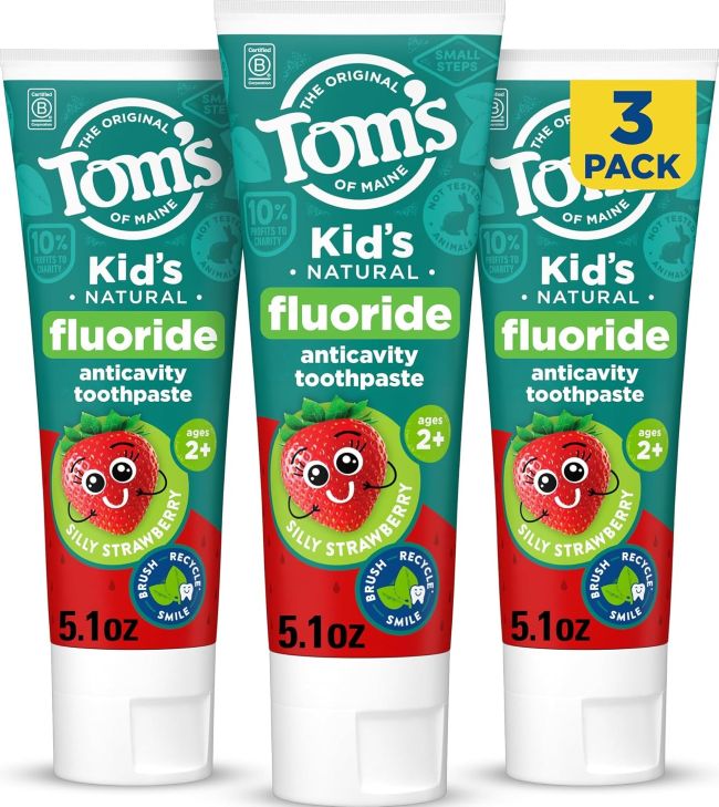 Tom's of Maine Kids Fluoride Toothpaste for anticavity care