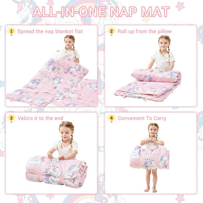 Lasoftan portable nap mat for daycare and preschool