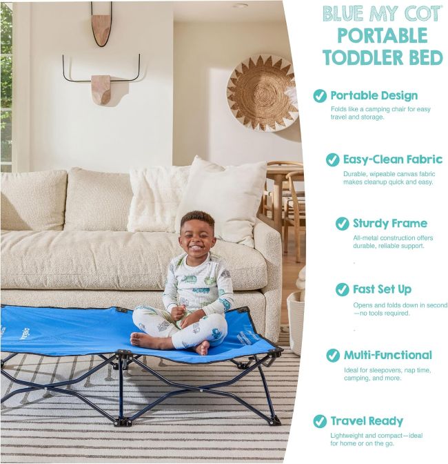 Regalo My Cot portable bed for toddlers and preschoolers