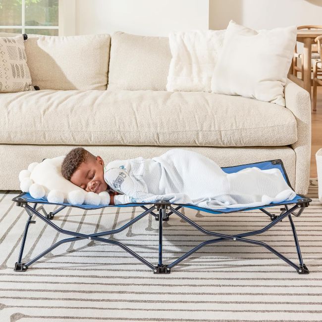 Regalo My Cot Portable Toddler Bed with foldable design